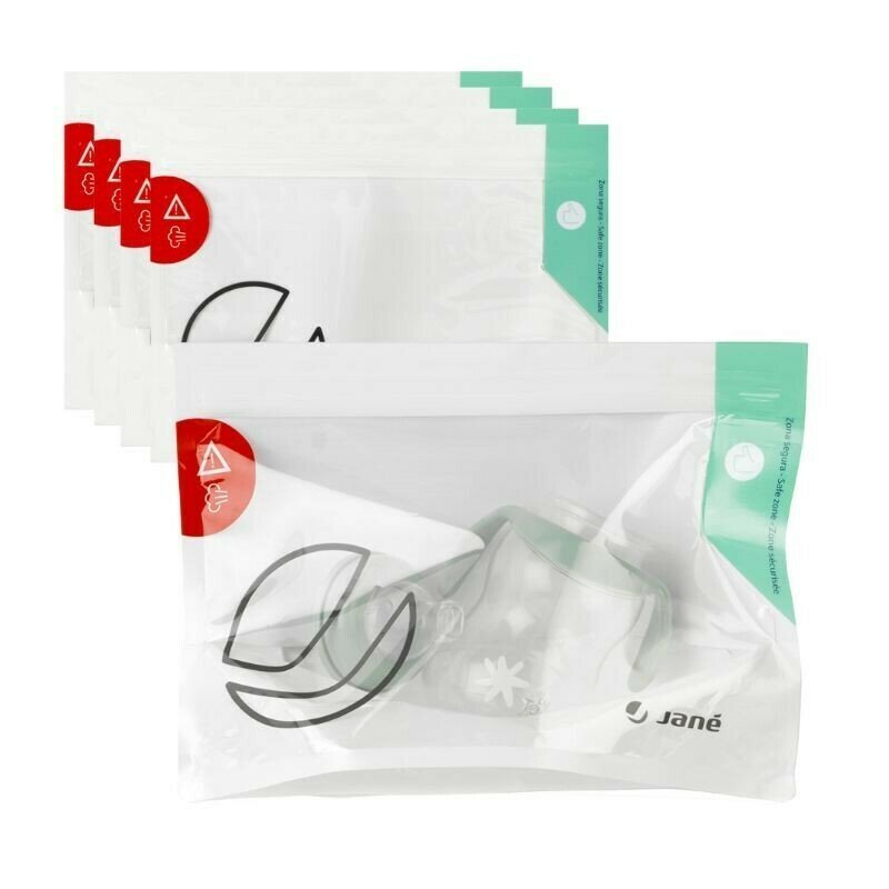 JANE Set 5 pungi de sterilizare 28 x 21 cm pentru microunde gata in 90 de secunde