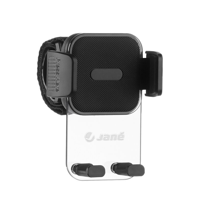 JANE Suport telefon potrivit pentru carucior universal reglabil cu buton de blocare Black