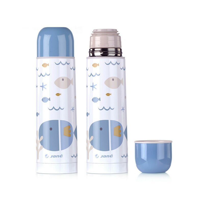 JANE Termons pentru lichide din otel inoxidabil 500 ml fara BPA Lazuli Blue