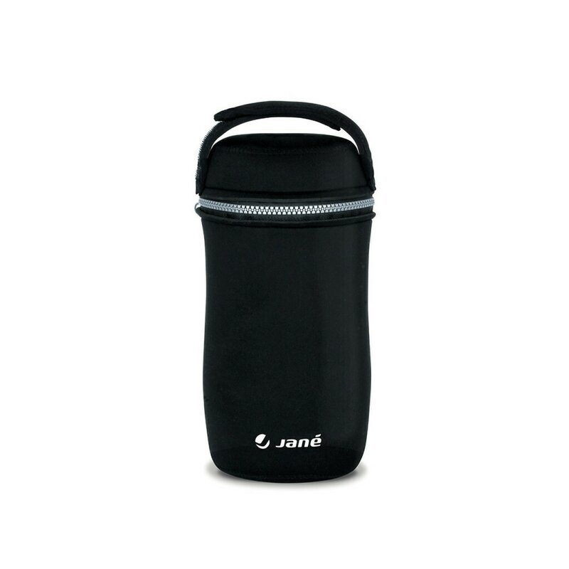 JANE Termos din otel inoxidabil Black 1000 ml fara BPA cu gentuta din izopren