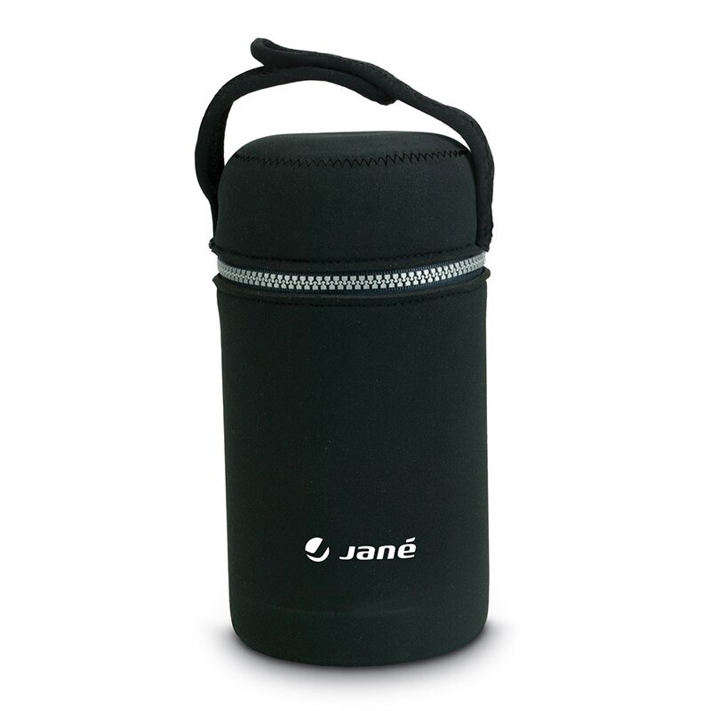 JANE Termos din otel inoxidabil Black 1000 ml fara BPA cu gentuta din izopren