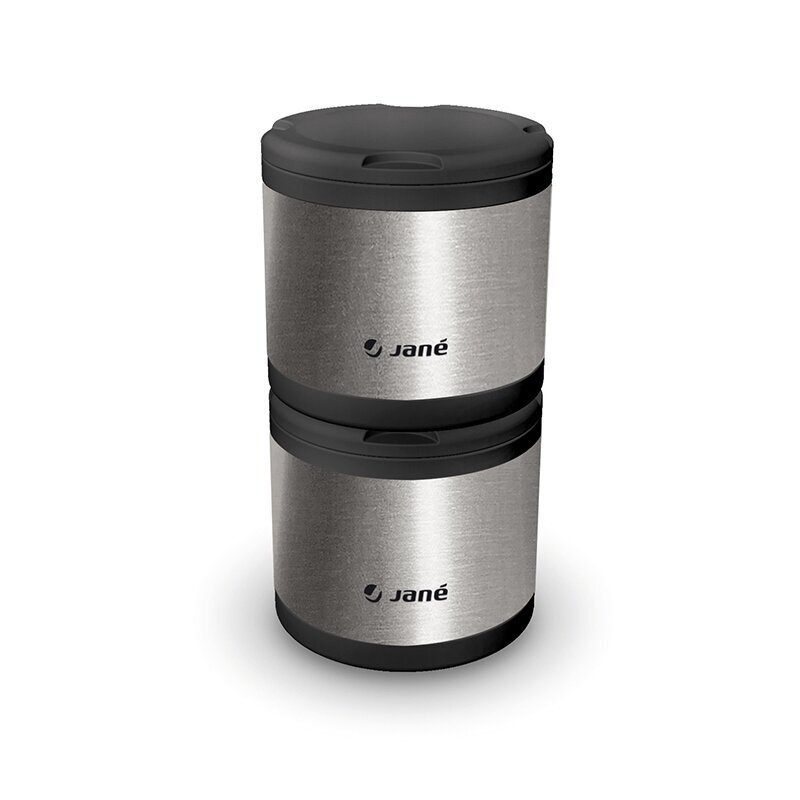 JANE Termos din otel inoxidabil Black 1000 ml fara BPA cu gentuta din izopren