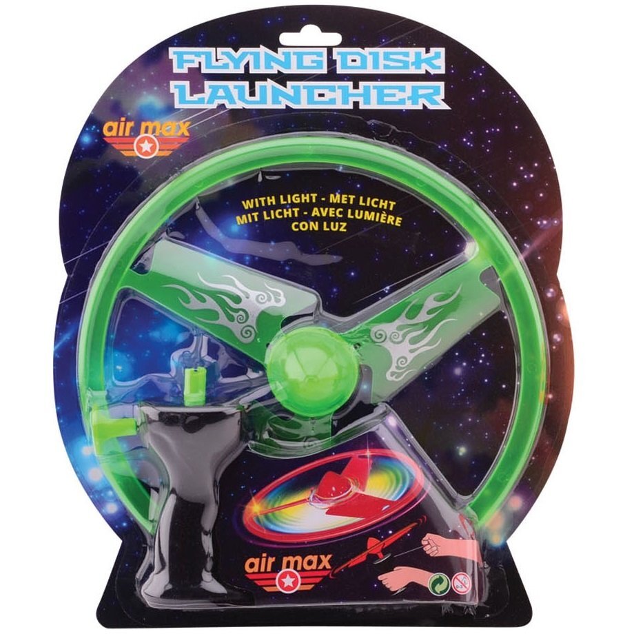 JohnToy Disc zburator luminos cu dispozitiv de lansare 25 cm