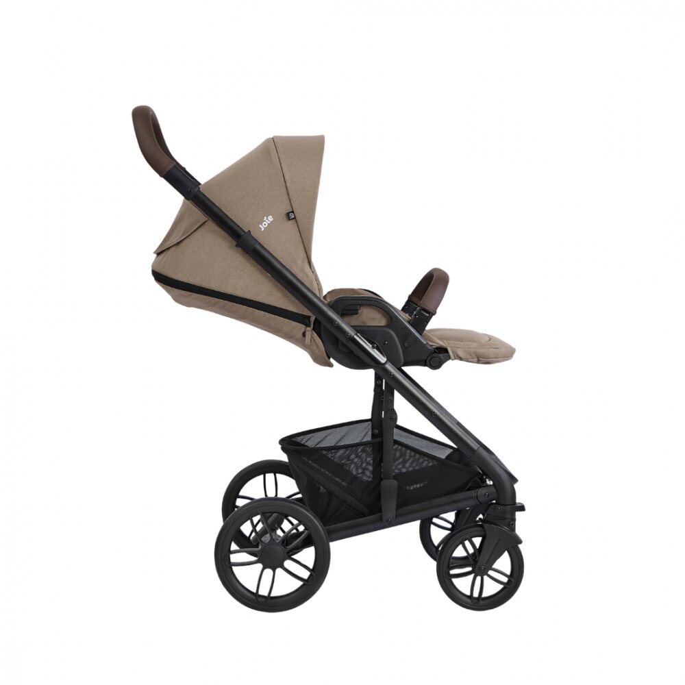 JOIE Carucior pentru copii multifunctional 3 in 1 Chrome 2 Cashew (Carucior Chrome 2 Cashew + Landou Chrome Cashew + scoica i-Snug Cashew)