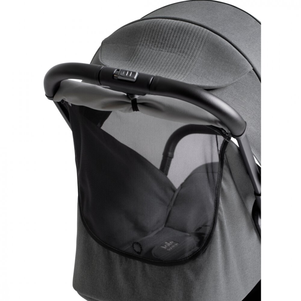 JOIE Carucior pentru copii Parcel LX Signature Ebony ultracompact spatar si suport pentru picioare reglabile