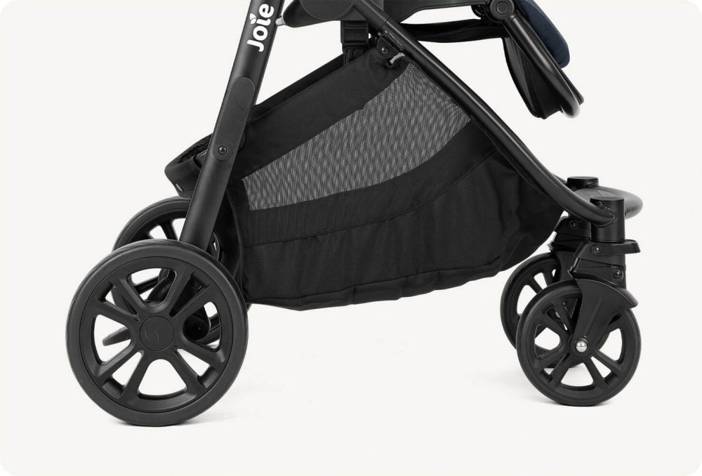 JOIE Carucior pentru copii Versatrax E Navy Blazer 3 in 1 multifunctional cu suport picioare maner parental spatar reglabil husa de ploaie si suport pentru pahar