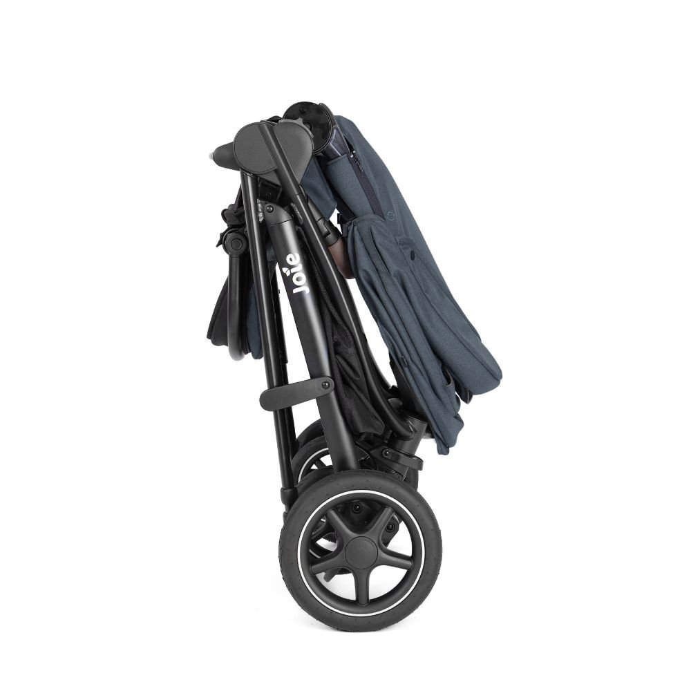 JOIE Carucior pentru copii Versatrax Moonlight cu spatar reglabil suspensii suport pentru picioare maner ajustabil suport pahar