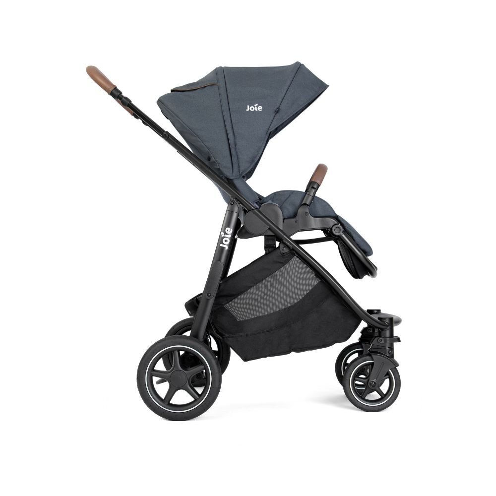 JOIE Carucior pentru copii Versatrax Moonlight cu spatar reglabil suspensii suport pentru picioare maner ajustabil suport pahar
