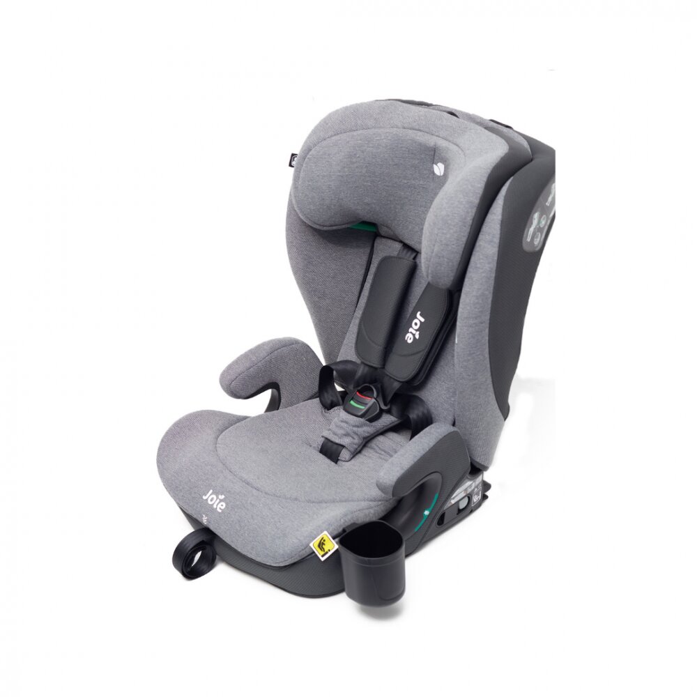 JOIE Scaun auto pentru copii i-Irvana Gray Denim i-Size 76-150 cm certificat R129 tetiera ajustabila suport pentru pahar