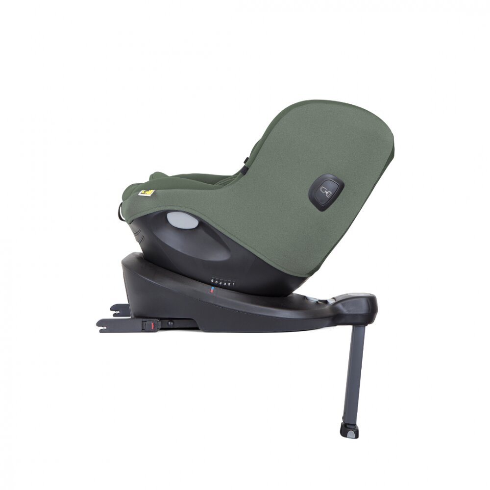 JOIE Scaun auto pentru copii i-Spin 360 Thyme 40-105 cm testat ADAC si certificat R129 rotativ spatar reglabil tetiera ajustabila baza cu picior de sustinere SPS