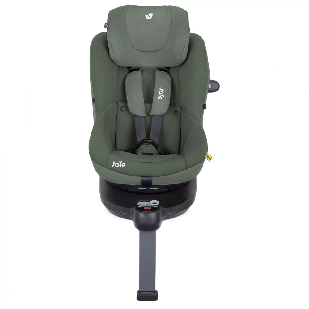 JOIE Scaun auto pentru copii i-Spin 360 Thyme 40-105 cm testat ADAC si certificat R129 rotativ spatar reglabil tetiera ajustabila baza cu picior de sustinere SPS