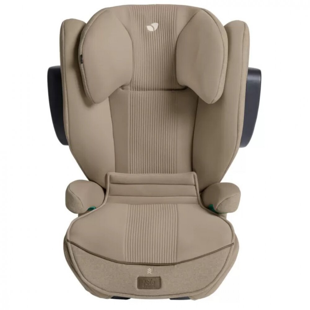 JOIE Scaun auto pentru copii i-Traver Signature Sandstone 100 - 150 cm testat ADAC si certificat R129 spatar reglabil tetiera ajustabila SPS