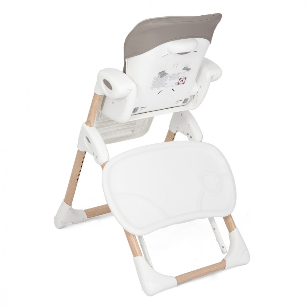 JOIE Scaun de masa pentru copii Mimzy Recline Walnut Wood spatar reglabil in 5 pozitii inaltime ajustabila si tavita reglabiladetasabila centuri greutate suportata 15 kg