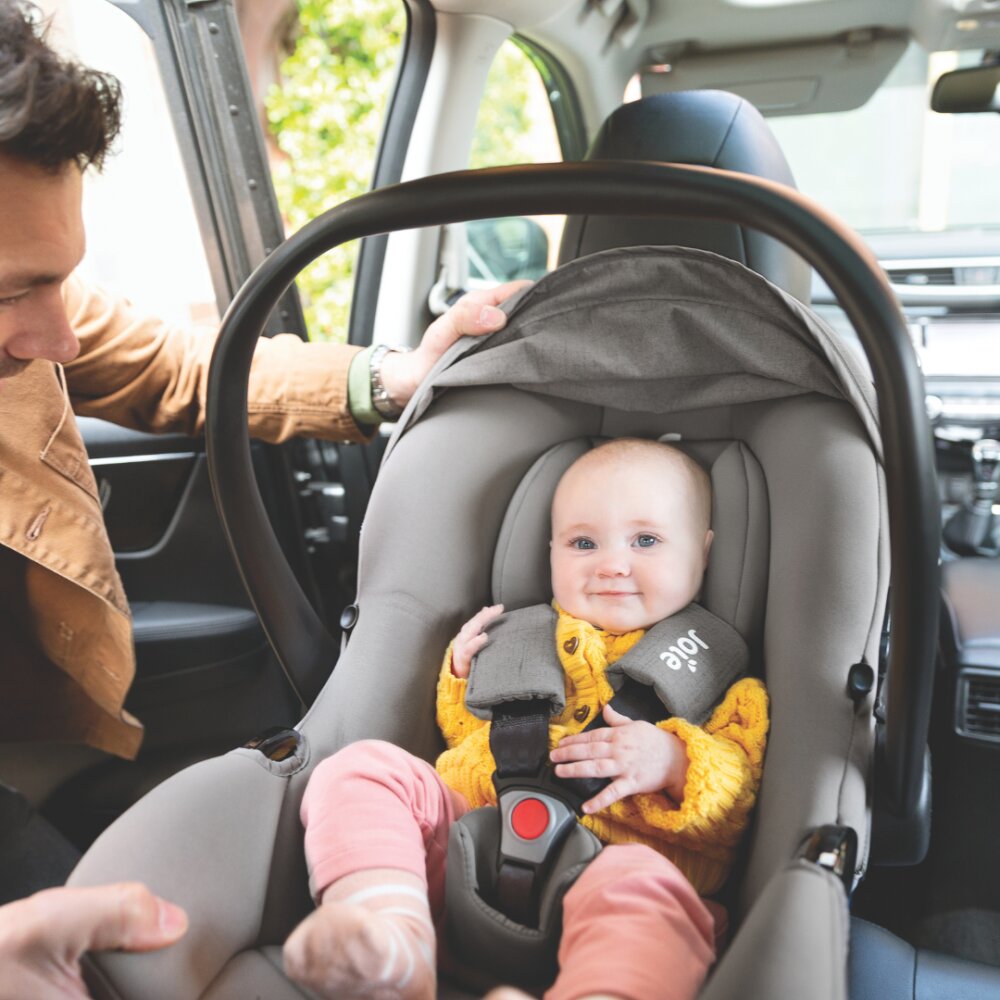 JOIE Scoica auto i-Snug 2 cu tetiera reglabila 40-75 cm Cashew testata ADAC si certificata R129