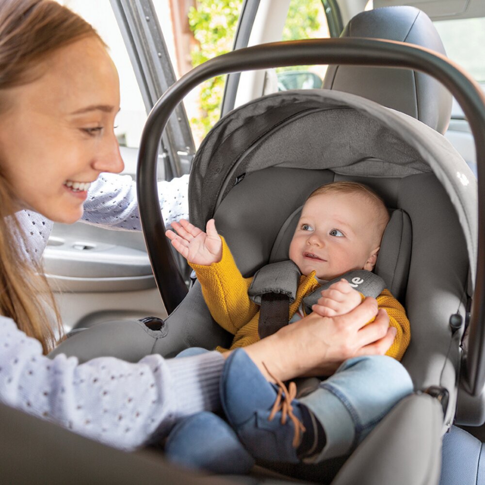 JOIE Scoica auto i-Snug 2 cu tetiera reglabila 40-75 cm Cashew testata ADAC si certificata R129