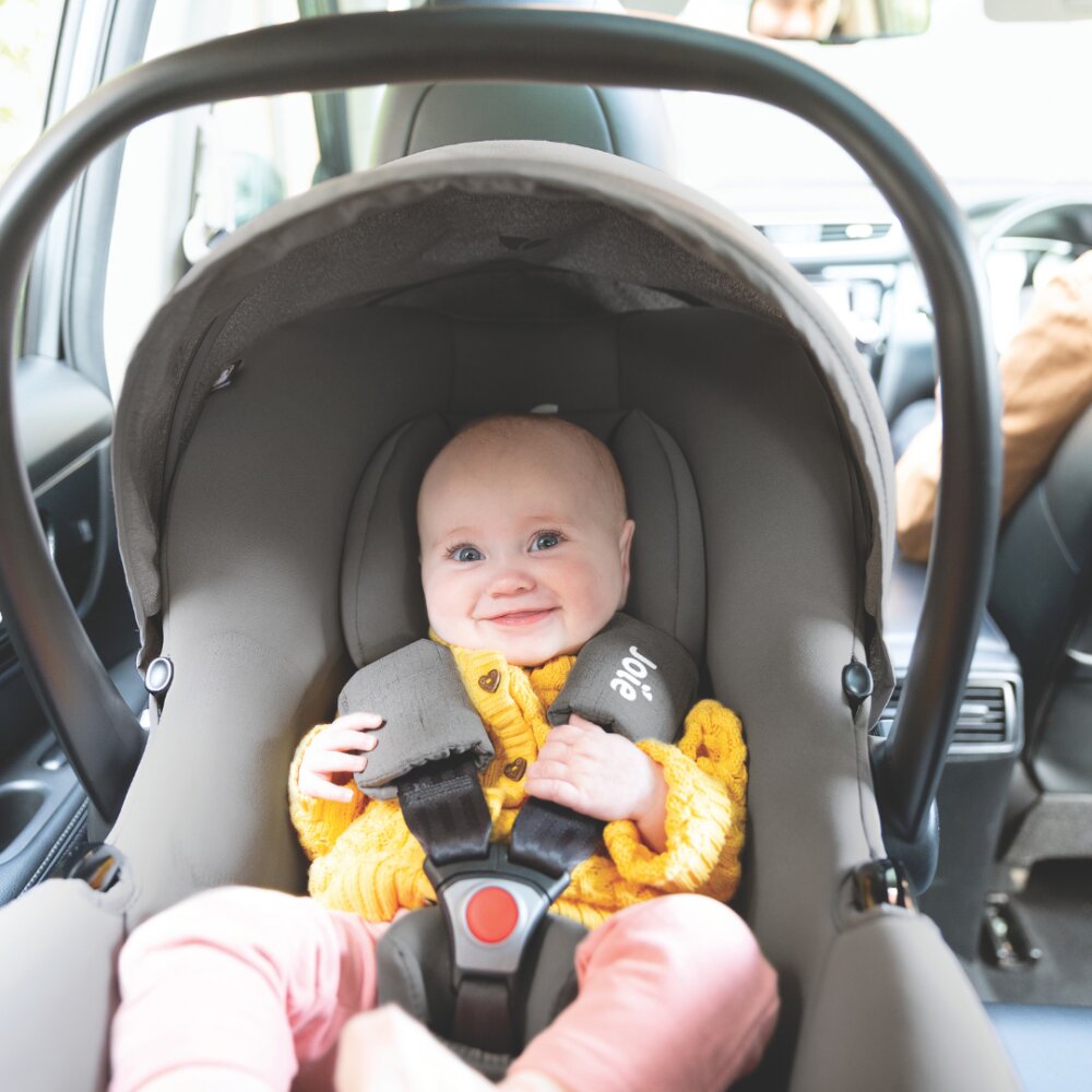 JOIE Scoica auto i-Snug 2 cu tetiera reglabila 40-75 cm Cashew testata ADAC si certificata R129