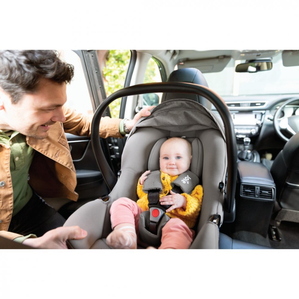 JOIE Scoica auto i-Snug 2 cu tetiera reglabila 40-75 cm Pebble testata ADAC si certificata R129
