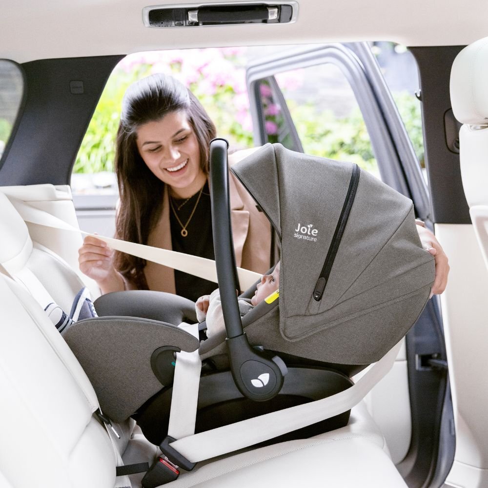 JOIE Scoica auto pentru copii i-Level Pro Signature Evergreen i-Size inclinabila 40-87 cm certificata R129 tetiera ajustabla husa detasabila greutate suportata 13 kg