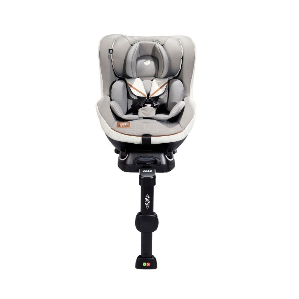 JOIE Set scaun auto i-Size i-Quest Signature Oyster 40-105 cm + Baza i-Size i-Base LX 2 certificat R129