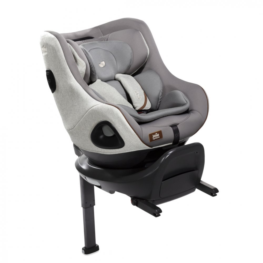 JOIE Set scaun auto rotativ i-Size i-Harbour Signature Oyster 40-105 cm si Baza i-Size i-Base Encore testat ADAC si certificat R129