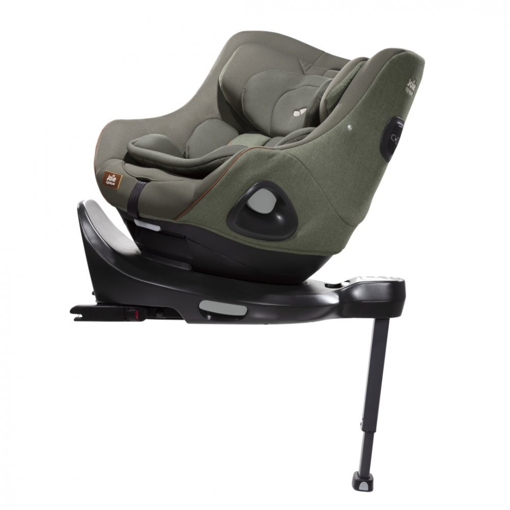 JOIE Set scaun auto rotativ i-Size i-Harbour Signature Pine 40-105 cm si Baza i-Size i-Base Encore testat ADAC si certificat R129