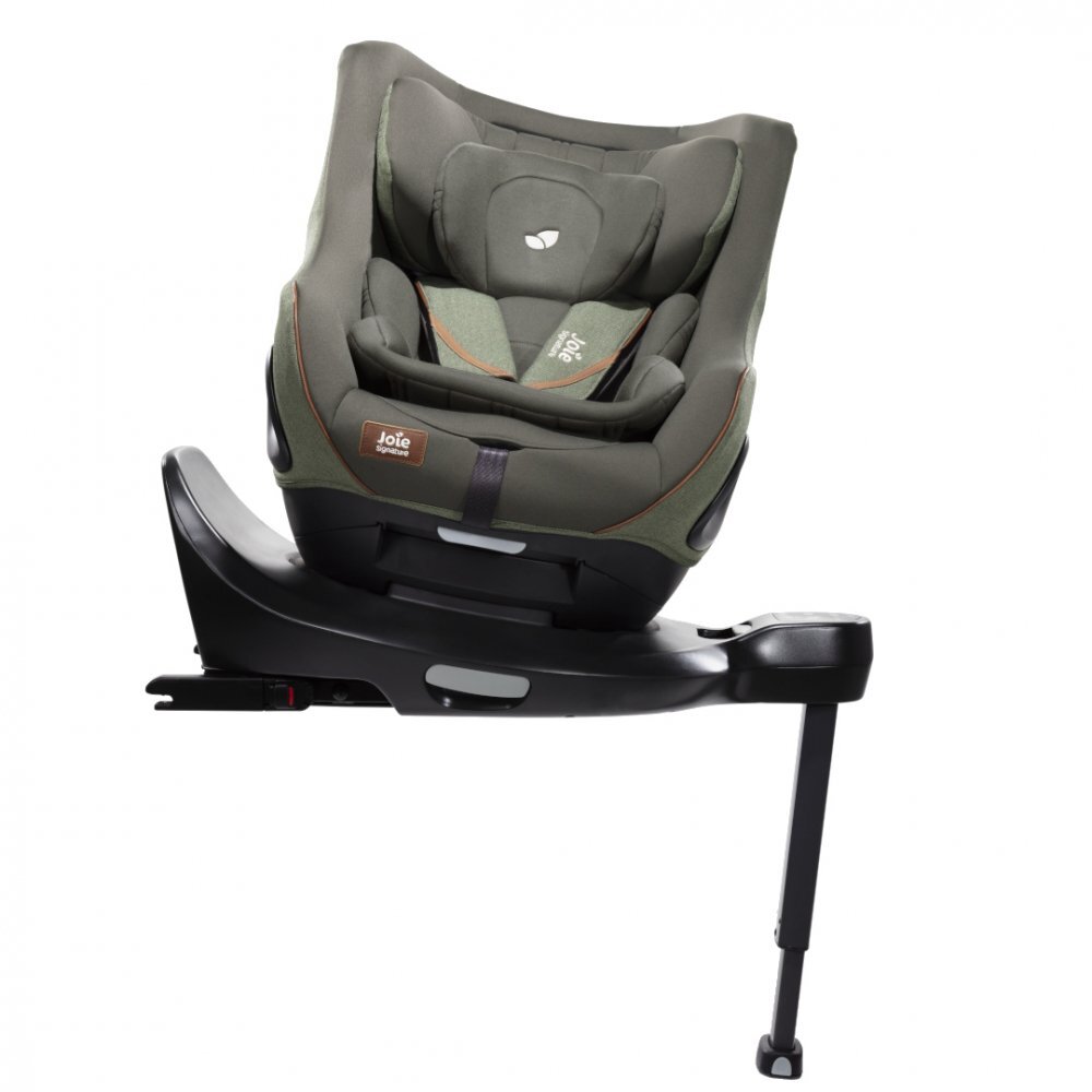 JOIE Set scaun auto rotativ i-Size i-Harbour Signature Pine 40-105 cm si Baza i-Size i-Base Encore testat ADAC si certificat R129