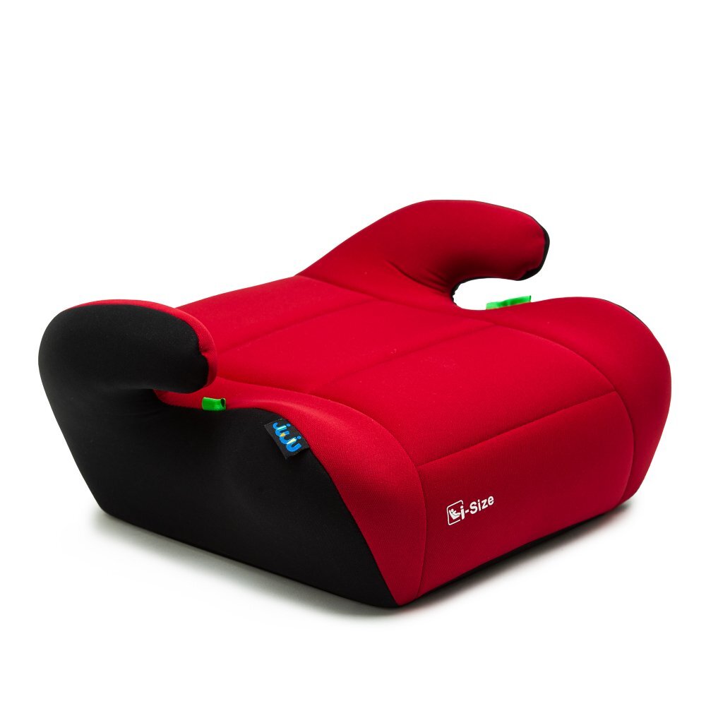 Juju Inaltator auto i-Size Jazzy Booster Negru-Rosu 125x150 cm cotiere moi husa detasabila