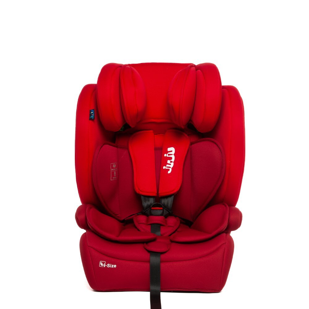Juju Scaun auto i-Size Safe Rider Rosu-Bordo 76-150 cm convertibil in inaltator tetiera reglabila cotiere pernute moi husa detasabila