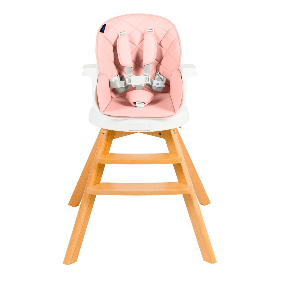 Juju Scaun de masa 3 in 1 EatTwist pink