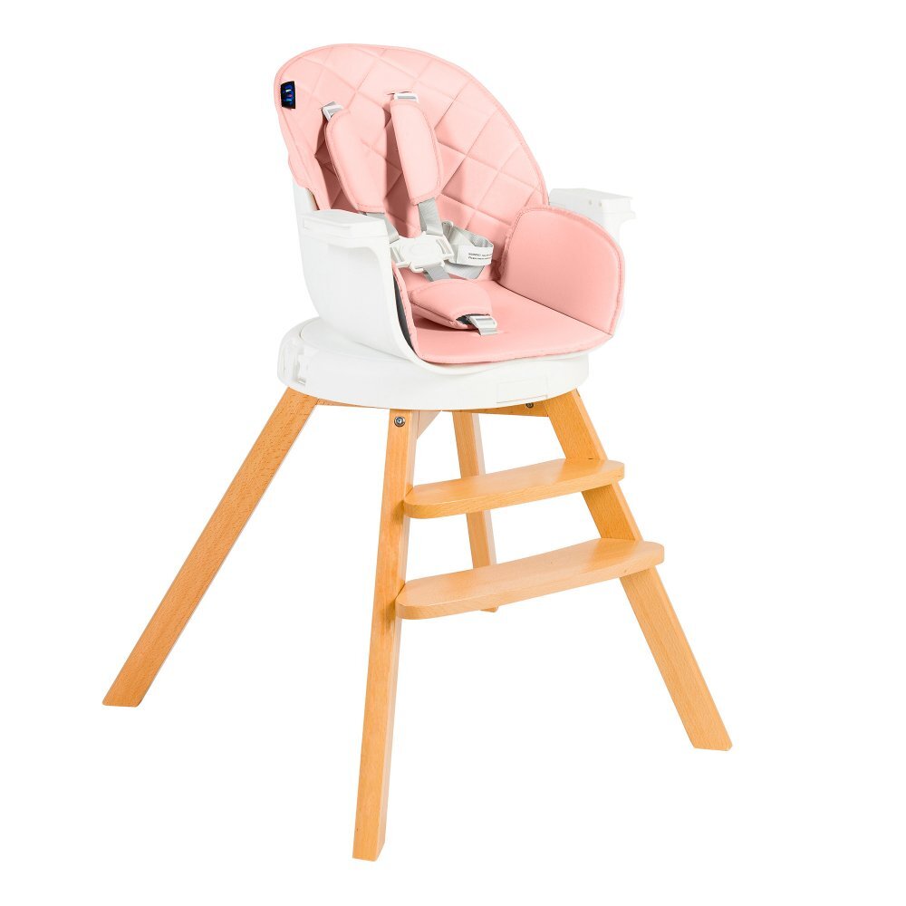 Juju Scaun de masa 3 in 1 EatTwist pink