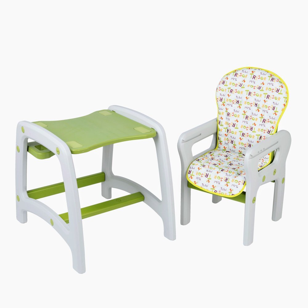 Juju Scaun de masa Eat Play Verde