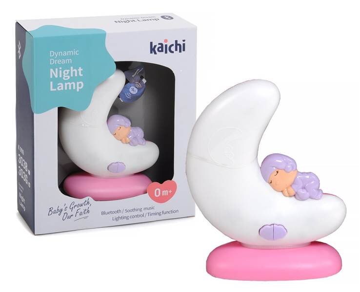 Kaichi Lampa de veghe cu muzica si conectare bluetooth Pink Moon