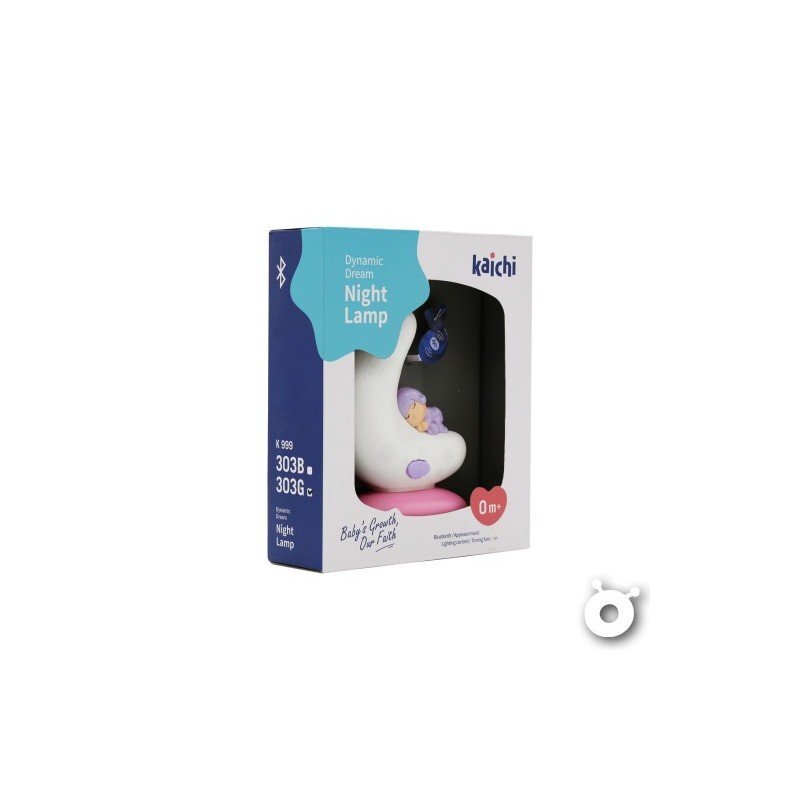 Kaichi Lampa de veghe cu muzica si conectare bluetooth Pink Moon
