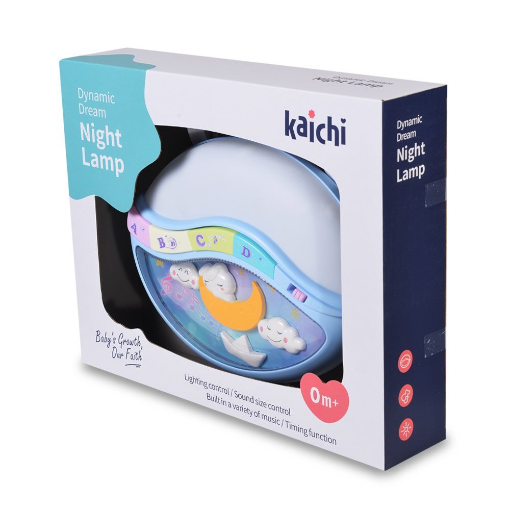 Kaichi Lampa de veghe cu muzica si proiectii Dinamic dream Blue