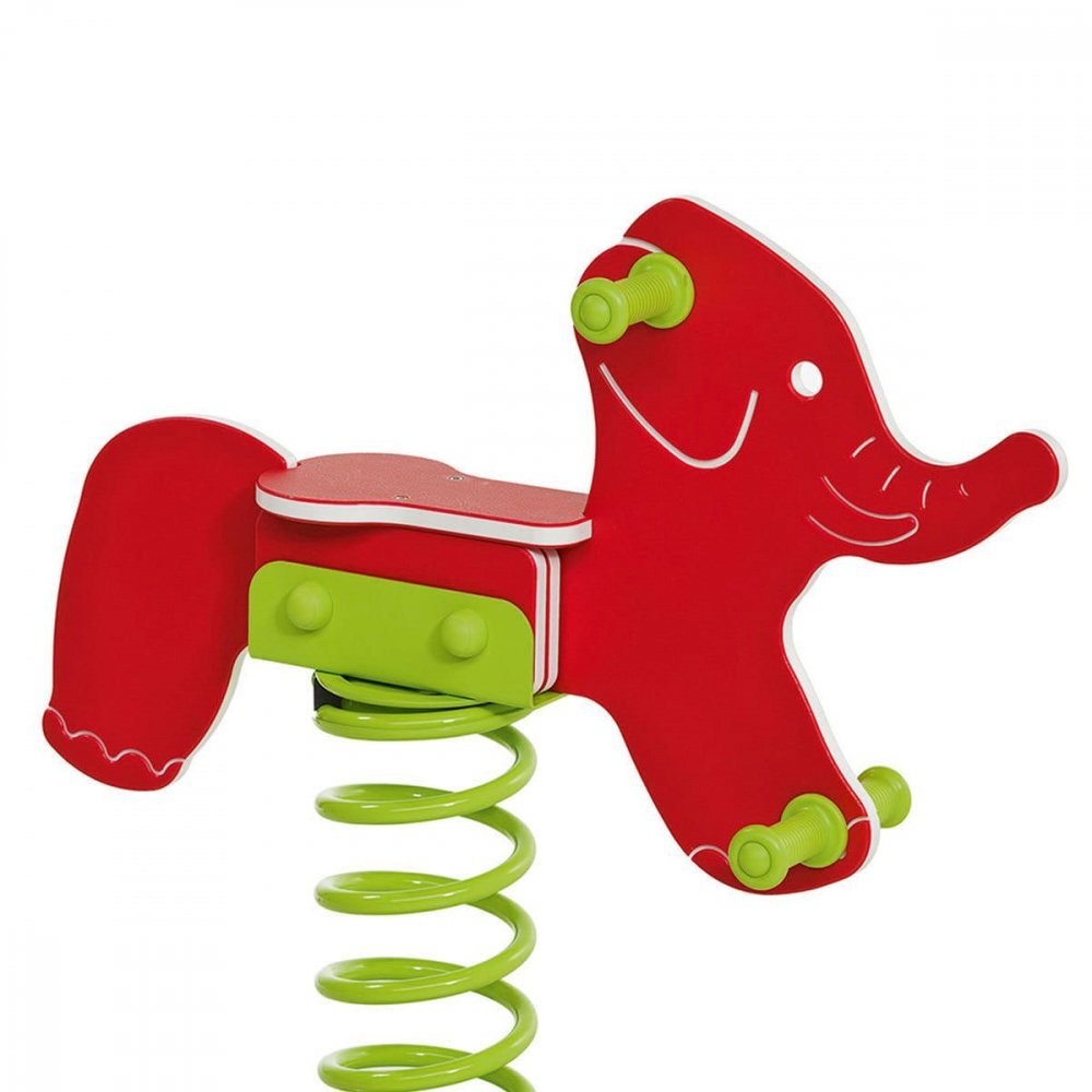 KBT Balansoar pe arc pentru copii Elefant HDPE cu prindere in beton