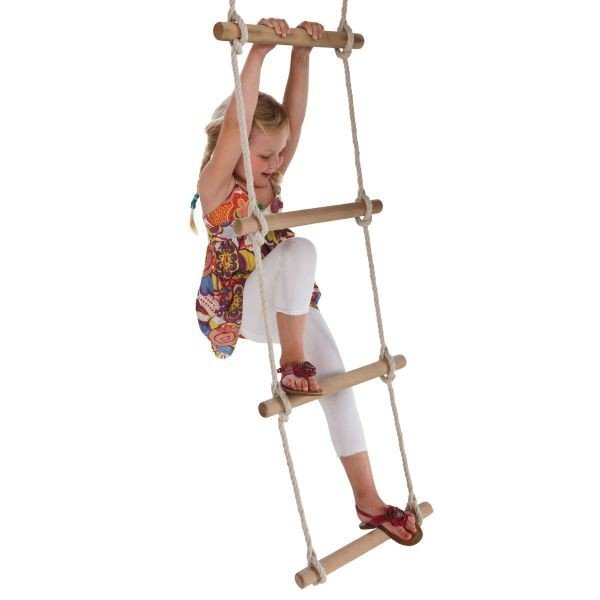 KBT Scara de catarat din sfoara Wooden Rungs cu 5 trepte