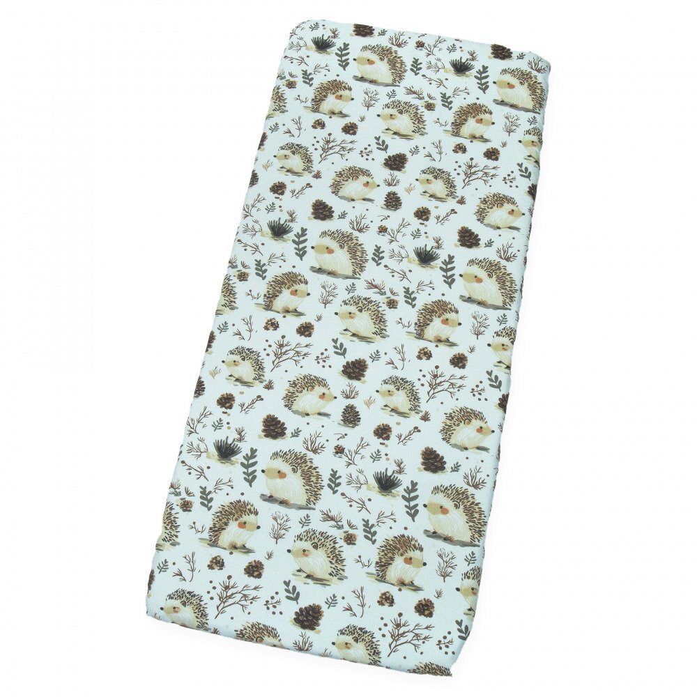 Kerstin Cearceaf cu banda elastica pentru pat copii Hedgehog din 100 bumbac pentru saltea 90 x 50 cm