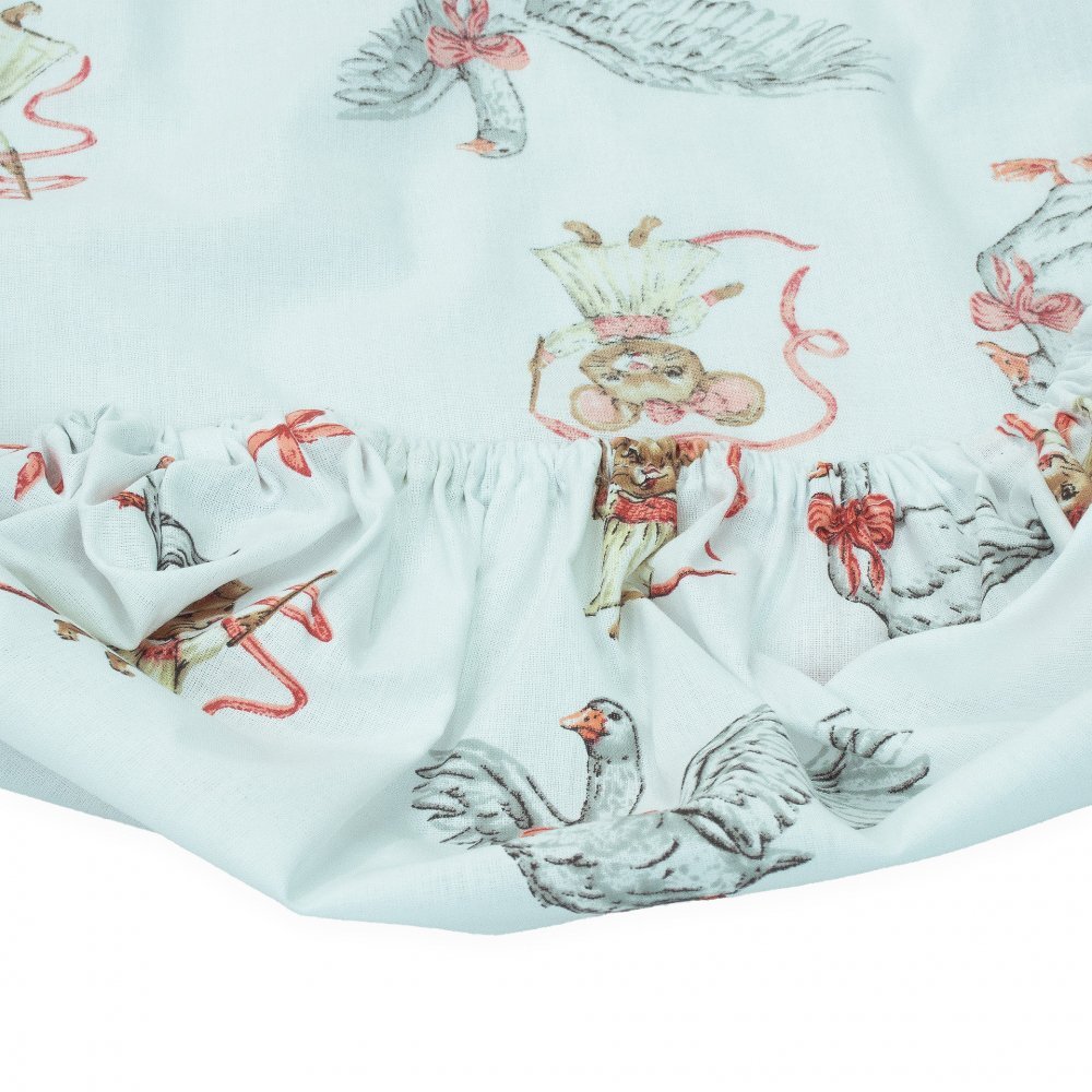 Kerstin Cearceaf cu banda elastica pentru pat copii Mother Goose din 100 bumbac pentru saltea 90 x 50 cm