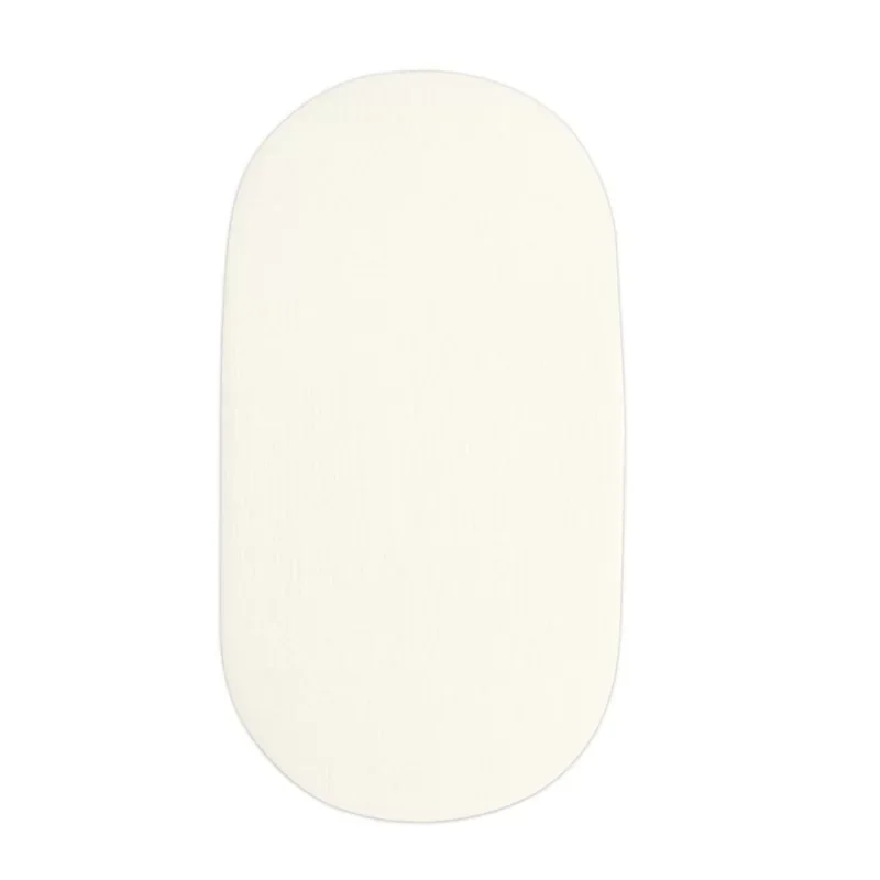 Kerstin Cearceaf pentru saltea landou copii Cream 80 x 38cm din bumbac 100 cu elastic roata