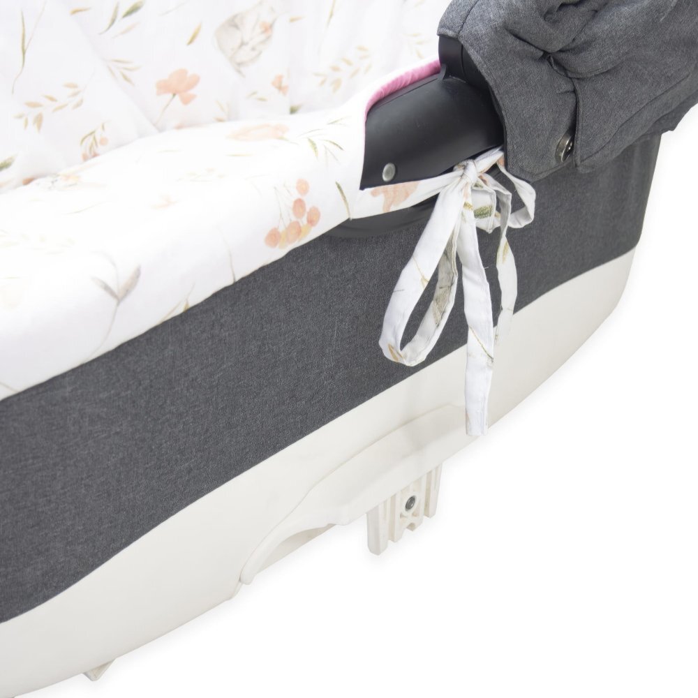 Kerstin Set insertie textila pentru landoucosulet copii Fairytale Mouse cearsaf cu elastic asortat 80x38 cm realizate din bumbac 100