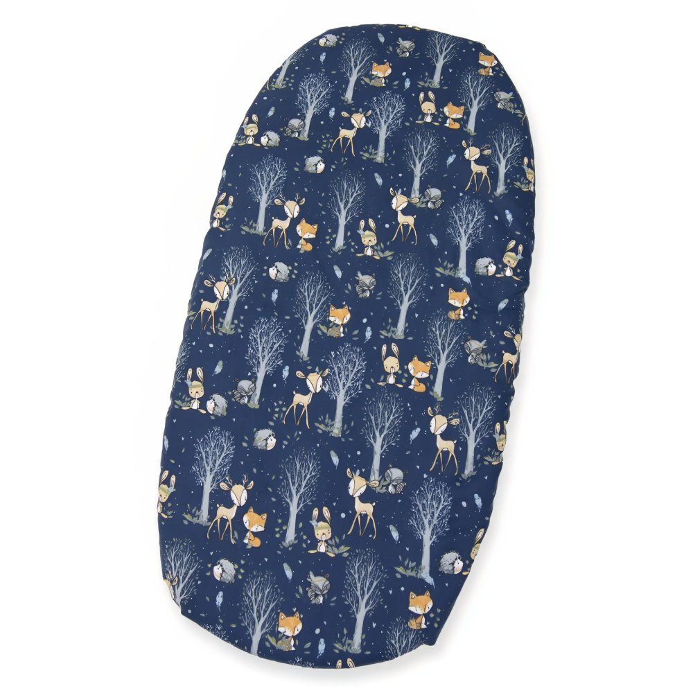 Kerstin Set insertie textila pentru landoucosulet copii Forest cearsaf cu elastic asortat 80x38 cm realizate din bumbac 100