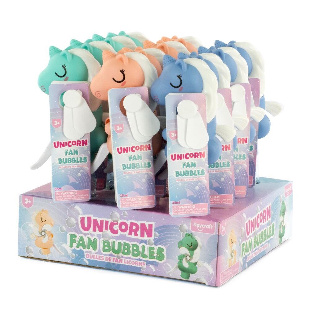 Keycraft Jucarie pentru baloane de sapun cu ventilator Unicorn