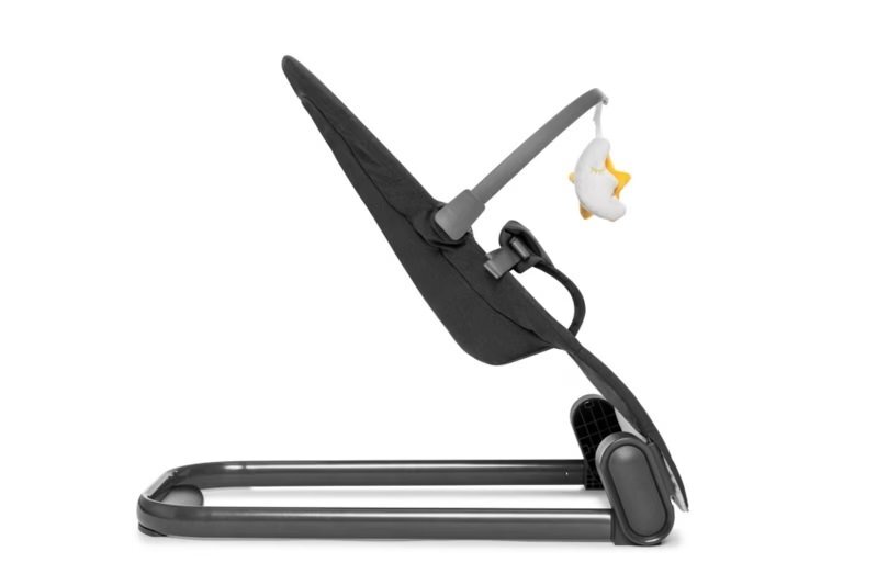 Kidnort Balansoar pentru copii ergonomic cu centura de siguranta Bara de protectie detasabila pliabil si usor de transportat Vinbar Black
