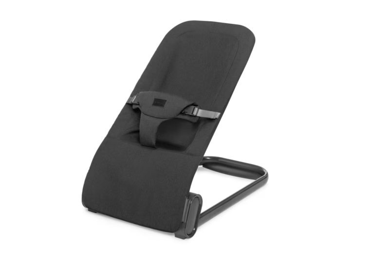 Kidnort Balansoar pentru copii ergonomic cu centura de siguranta Bara de protectie detasabila pliabil si usor de transportat Vinbar Black