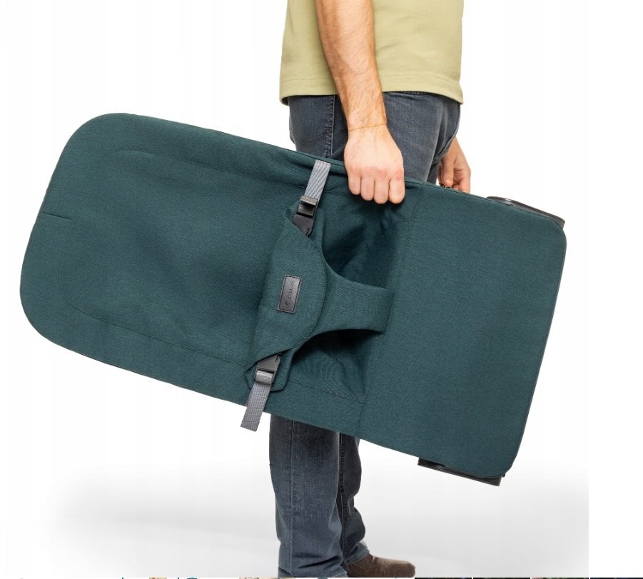 Kidnort Balansoar pentru copii ergonomic cu centura de siguranta Bara de protectie detasabila pliabil si usor de transportat Vinbar Green