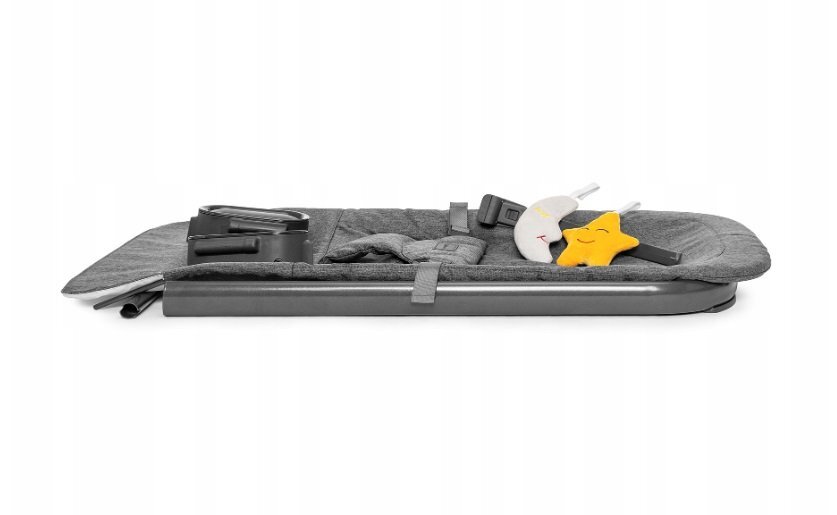 Kidnort Balansoar pentru copii ergonomic cu centura de siguranta bara de protectie detasabila pliabil si usor de transportat Vinbar Grey