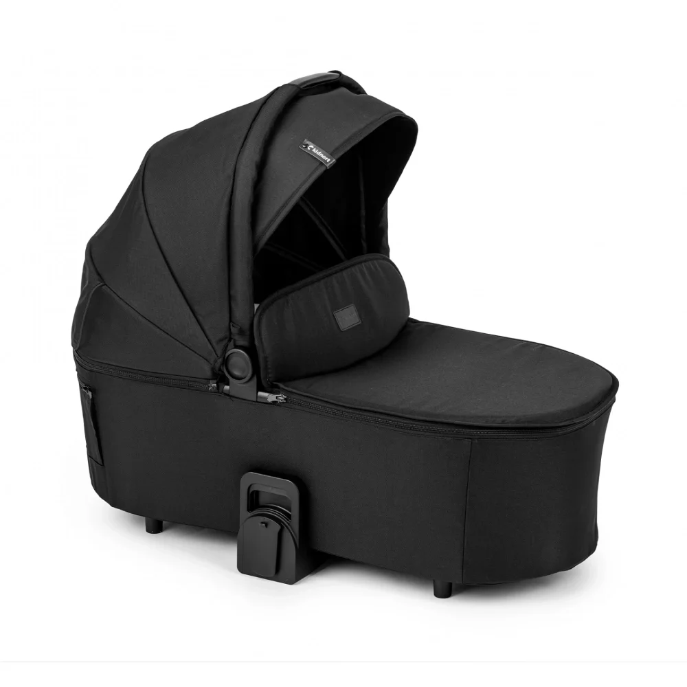 Kidnort Carucior 2 in 1 pentru copii Alskar black cu Landou pliabil capotina extensibila spatar reglabil si suport de picioare ajustabil 0 Luni+ 22kg