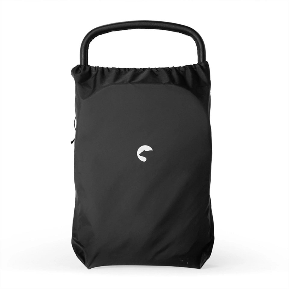 Kidnort Carucior pentru copii Fjallrav Gri melange cu pliere compacta suspensie integrala spatar si viziera reglabile pana la 22 kg accesorii incluse suport pentru pahar husa transport