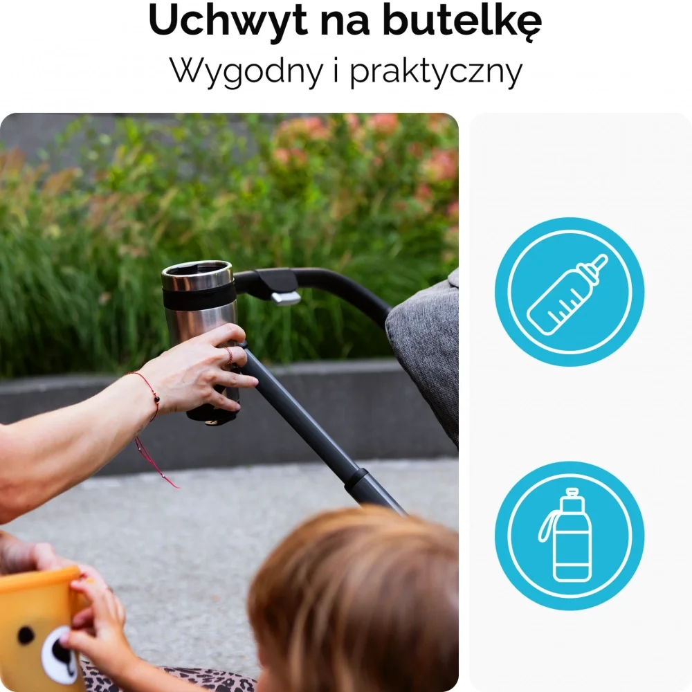 Kidnort Carucior reversibil 2 in 1 pentru copii Isbjorn Summer Sand pliere compacta spatar si viziera reglabile roti cu suspensii pana la 22 kg Landou inclus