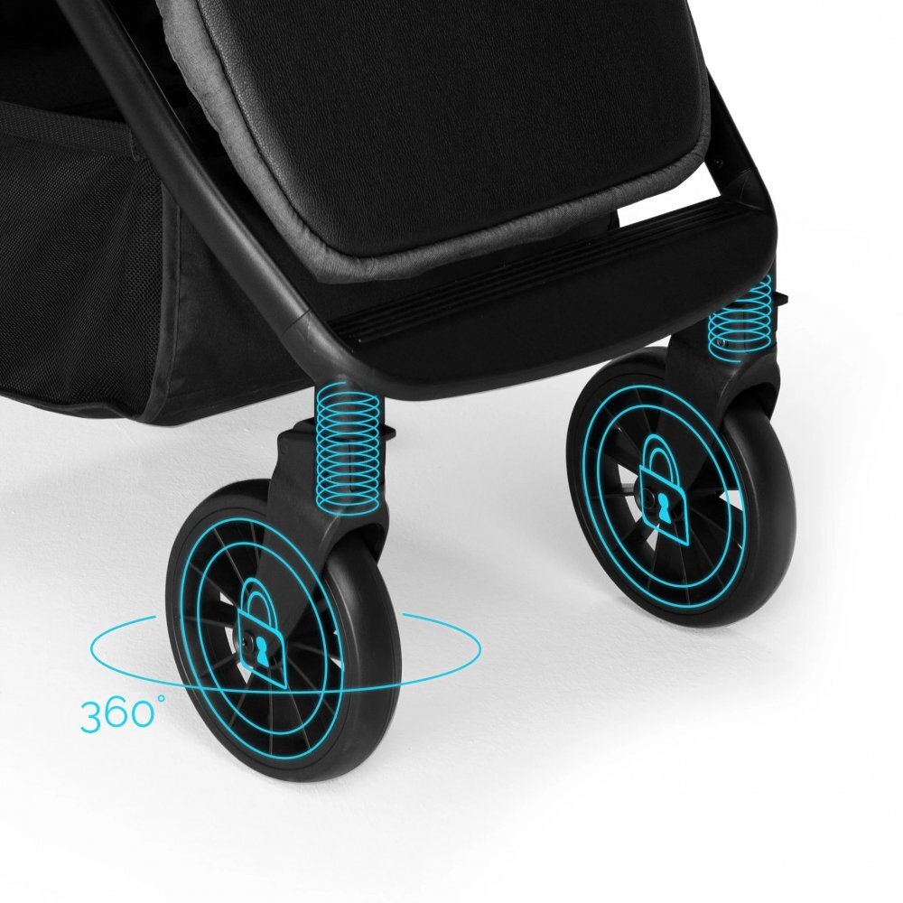 Kidnort Carucior sport 0-48 luni pana la 22 kg cu pliere compacta Sjolejon Sea Lion Grey
